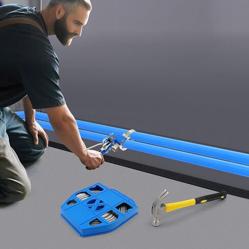 Binding Tool Kit for Strapping, Professional Strap Tensioner Kit, Strapping Tool Set, Plastic Pallet Packaging Strapping Kit for Warehouse/Shipping/Moving (Blue) in Saudi Arabia