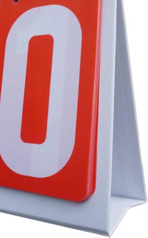 2 Pieces Tabletop Score Flippers Multi Sports Scoreboards 2 Digits Versatile Practical Flip Number Score Boards for Outdoor in Kuwait