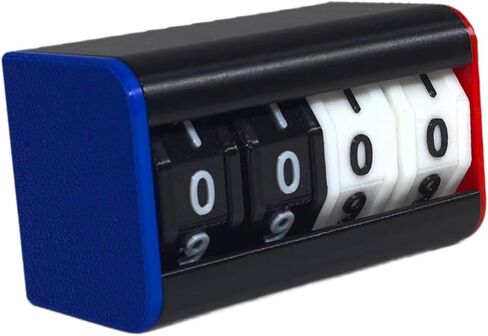 Billiards Snooker Scoreboard Basketball Badminton Scorekeeper Scoring Device for Sports Games Volleyball Soccer, Style C in Kuwait