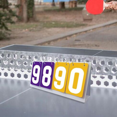 Table Score, Scoreboard, 4 Digit Flip Score Board for Games, Football, Basketball, Badminton, in Kuwait