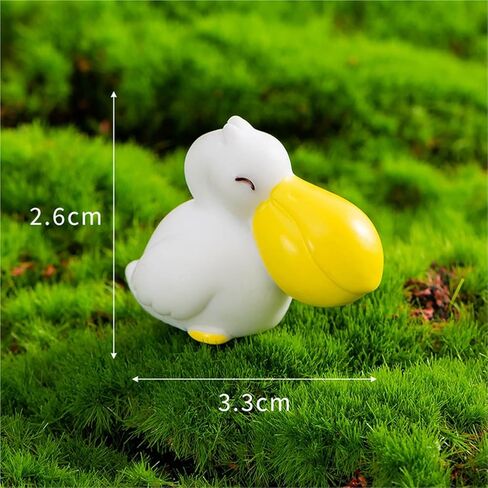 Hinge Heads Decorative Topper Set 4PCS, Home Decoration,Magnetic Hinge Head Toppers Door Hinge, Cute Mini Creative Pelican Bird, Resin Ornament in Saudi Arabia