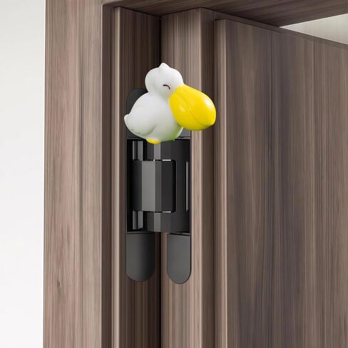 Hinge Heads Decorative Topper Set 4PCS, Home Decoration,Magnetic Hinge Head Toppers Door Hinge, Cute Mini Creative Pelican Bird, Resin Ornament in Saudi Arabia
