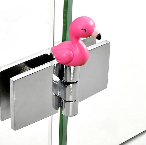 Hinge Heads Decorative Topper Set 4PCS, Home Decoration,Magnetic Hinge Head Toppers Door Hinge, Cute Mini Creative Eagle, Hornbill, Flamingo, Chick Resin Ornament in Saudi Arabia