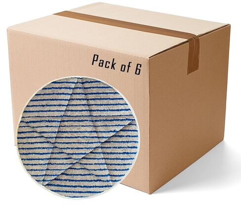 13" Microfiber Scrubber Carpet Bonnets | 6 Pack in Kuwait