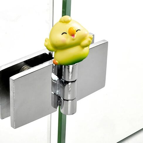 Hinge Heads Decorative Topper Set 3PCS, Home Decoration,Magnetic Hinge Head Toppers Door Hinge, Cute Mini Creative Yellow Little Bird, Chick, Parrot, Resin Ornament in Saudi Arabia