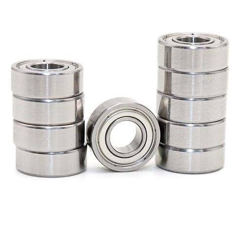 10PCS R-1240ZZ 4x12x4 Single Row Deep Groove Ball Bearings Double Shielded in Kuwait