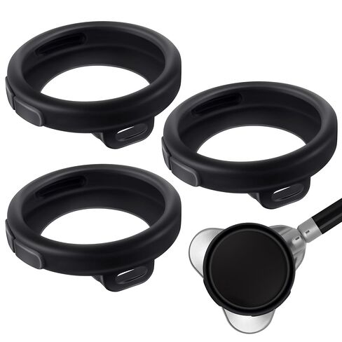 3 قطع غطاء لسماعة الطبيب الرقمية متوافق مع EKO CORE 500، ملحقات سماعة الطبيب صدى السيليكون لتصميم واقي ضد الغبار (أرجواني متدرج) in Kuwait