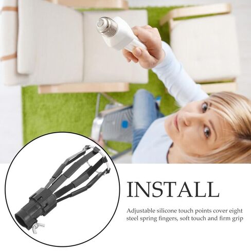 Light Changer Tool - Multifunctional Broken Extractor for Safe Removal, Easy-to-Use with Extendable Handle, User-Friendly Lamp Changer for Tall Ceilings, Home and Commercial Shops 48 Inches in Saudi Arabia