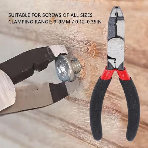 Pwshymi Stripped Screw Extractor Pliers Strong Teeth for Easy Screw Removal, for Home Repairs Carbon Steel 5.91x2.76x0.79in (RL-9226B) in Saudi Arabia