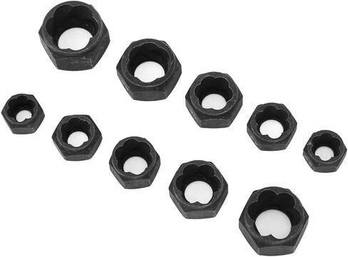 Bolt Remover Hex Black Steel Damaged Nut Stud Extractor Removal Kit with Aluminium Box for Repairs in Kuwait