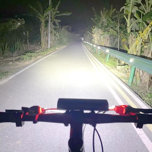 أضواء الدراجة الساطعة لركوب الليل 6 المصابيح دراجة الجبهة ضوء دراجة المصباح قابلة للشحن أضواء الدراجة للماء in Kuwait