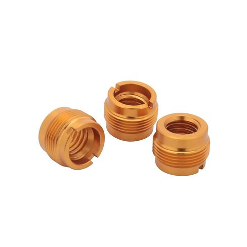 JianLing 3PCS Gold Microphone Stand Nut Adapter 5/8 to 3/8inch Shock Absorber Screws 12mm Aluminum Alloy Aluminum Alloy for Shock Mounts Mobile Phones Microphone Clip Adapter Threads in Kuwait