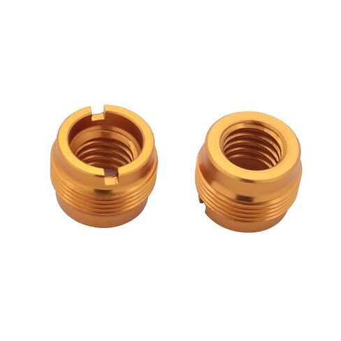 JianLing 3PCS Gold Microphone Stand Nut Adapter 5/8 to 3/8inch Shock Absorber Screws 12mm Aluminum Alloy Aluminum Alloy for Shock Mounts Mobile Phones Microphone Clip Adapter Threads in Kuwait