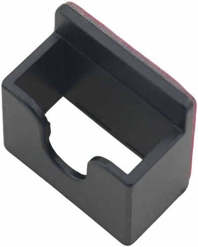 6PCS 30x30x16mm Black Plastic Walkie Talkie Holder Storage Clips with Adhesive Backing for Holding Microphones in Kuwait