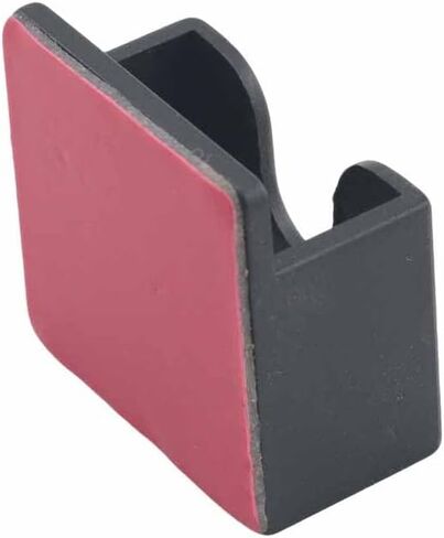 6PCS 30x30x16mm Black Plastic Walkie Talkie Holder Storage Clips with Adhesive Backing for Holding Microphones in Kuwait