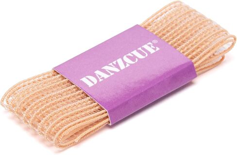 شريط باليه Danzcue لأحذية بوانت، شريط أحذية باليه مرن ممتاز غير مرئي للرقص، شريط أحذية بوانت ناعم ومتين، وردي باليه، 35 سم in Saudi Arabia