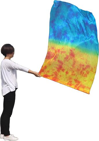 Winged Sirenny Porphetic Praise Dance Worship Flex Flags, 50" Rectangular Dance Ministry Streamer (Autumn) in Kuwait