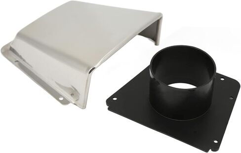 Keenso Boat Cowl Ventilator, Marine Vent Cover, 304 Stainless Steel with Nylon Base, Durable and Leak-Proof for Boats, Yachts, Camping, Fishing Accessories in Saudi Arabia