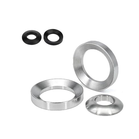 Countersunk Washer,Cup Washer, M6 M8 M10 M12 M16 M20 M24 Conical Spherical Washer Countersunk Washer Stainless Steel Concave Convex Cone Gasket (Color : Spherical Carbon, Size : M10 (5Pcs)) (Color : in Saudi Arabia