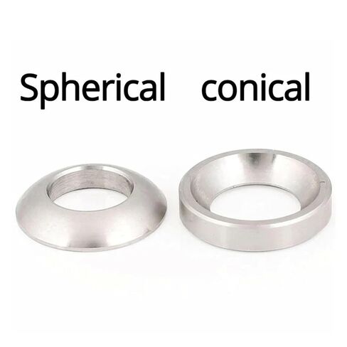 Countersunk Washer,Cup Washer, M6 M8 M10 M12 M16 M20 M24 Conical Spherical Washer Countersunk Washer Stainless Steel Concave Convex Cone Gasket (Color : Spherical Carbon, Size : M10 (5Pcs)) (Color : in Saudi Arabia