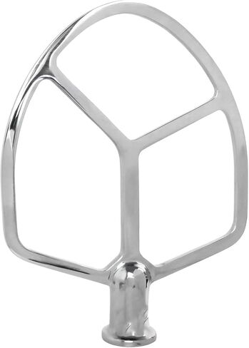 Upgraded Flat Beater Attachment for 5-6 Qt Mixers for KitchenAid, Compatible for KV25G and KSM500 Series, Premium Stainless Steel in Saudi Arabia