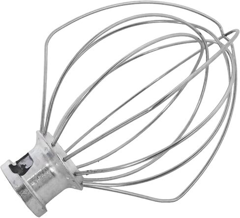 Upgraded 6-Wire Mixer Whisk K5A Compatible for KitchenAid 5 Qt Bowl-Lift, Designed for KSM6573 and KSM6521 Series in Saudi Arabia
