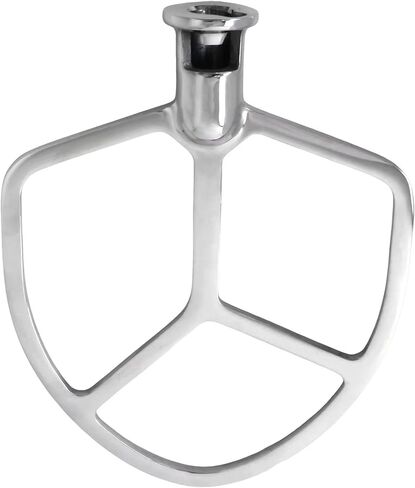 مضرب مسطح من الفولاذ المقاوم للصدأ عالي التحمل مطور لـ KitchenAid، متوافق مع موديلات سلسلة KSM55 وKP26M in Saudi Arabia