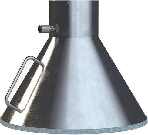 Stainless Steel Fume Hood,304 Stainless Steel Industrial Fume Hood - Custom Welding Smoke Collector & Ventilation System for Factories & Workshops - Heavy-Duty Air Filtration (11cm) in Kuwait