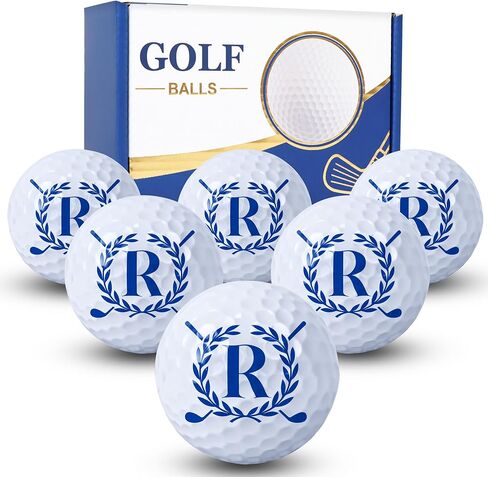 هدايا لاكجو جولف للرجال، كرات جولف مخصصة، أولية فريدة من نوعها على كرات الجولف، هدايا كرات الجولف لعيد الأب وعيد الميلاد والتقاعد in Kuwait