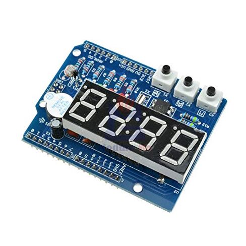 RTC TM1636 DS1307 Real Time Clock Shield Digital Tube Module Thermal for Arduio Uno DIY Kit Electronic PCB Board Module in Kuwait
