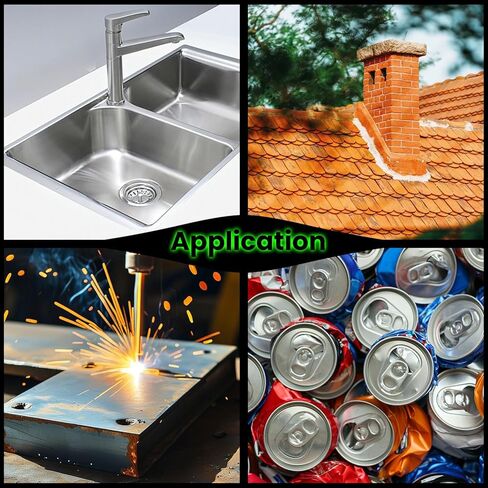 8" x 50' Aluminum Flashing Roll,0.2mm Thickness Aluminum Roof Panels,Metal Roofing Roll for Roof and Garden, Prevents Roofing Stains,Sealing Windows Doors,DIY Craft in Kuwait