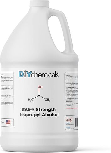 المواد الكيميائية DIY 99.9% كحول الأيزوبروبيل النقي - IPA من الدرجة الصناعية للتنظيف - صنع في الولايات المتحدة الأمريكية، جالون (128 أونصة سائلة) in Kuwait