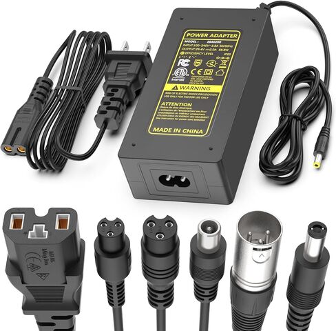 ETL معتمد 29.4V 2A سكوتر كهربائي وشاحن سريع لبطارية ليثيوم 24V 25.2V 7S، مقابس بديلة عالمية 7 في 1 لدراجة Gotrax/Jetson/Razor/Ninebot/Segway، إلخ in Kuwait