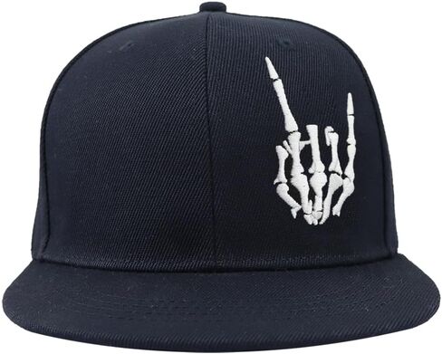 قبعات الفاتورة المسطحة للرجال Snapback Cap Cap قابلة للتعديل قبعة هدايا هيكل عظمي للمراهقين لأولاد المراهقين هدايا عيد ميلاد المراهقين in Kuwait