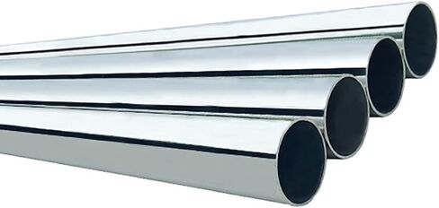 Stainless Steel Round Tubing Tube OD 15mm Wall 1mm Length 300mm, 0.59" x 0.04" x 11.81" Long, 2 Pack 304 SS Round Tubing 1mm Thickness Brushed Polished Finished from Bopaodao in Saudi Arabia