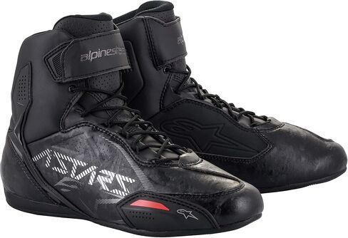 Alpinestars Men's Faster-3 Motorcycle Shoes, Black/Black, 11.5 in Kuwait
