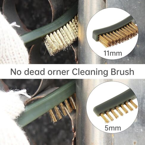 Mini Wire Brush Set, Paint and Dirt Remover, Cleaning Welding Slag and Rust, Handy Steel / Nylon / Brass Brush Suitable for Cleaning Paint / Dirt (9pcs) in Saudi Arabia
