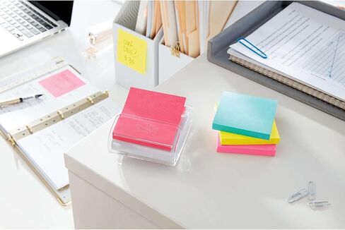 Post-it Super Sticky Dispenser Pop-up Notes, 10 Sticky Note Pads, 3 x 3 in., 2X the Sticking Power, School Supplies and Oﬃce Products, Use with Post-it Note Dispensers, Supernova Neons Collection in Kuwait