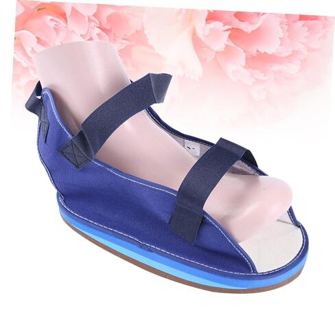 Gypsum Shoes for Broken Toe Recovery Foot Protective Walking Shoes for Ankle Fractures Size S Blue Fixed Cover for Men and Women for Post-Surgery Healing in Saudi Arabia