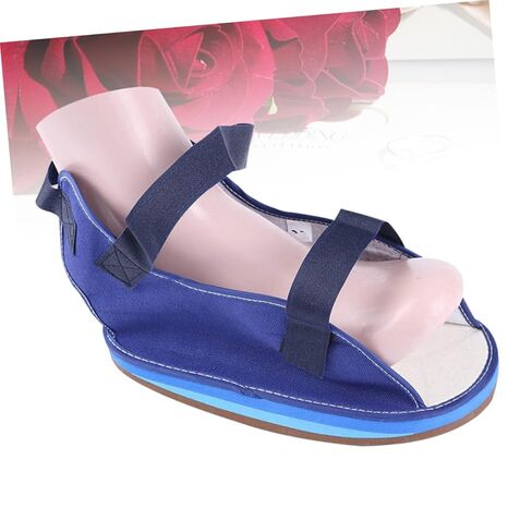 Gypsum Shoes for Broken Toe Recovery Foot Protective Walking Shoes for Ankle Fractures Size S Blue Fixed Cover for Men and Women for Post-Surgery Healing in Saudi Arabia
