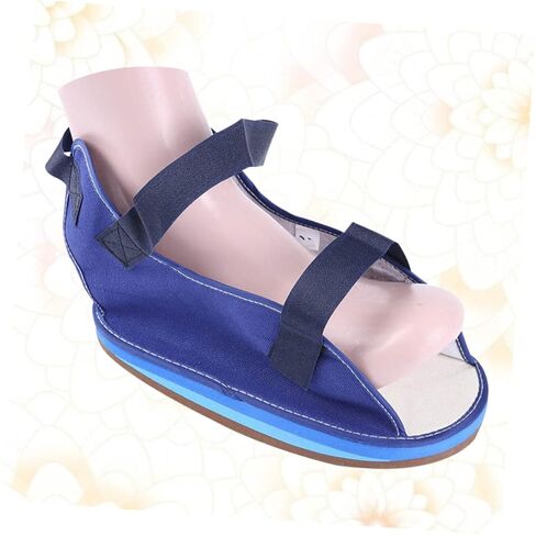 Gypsum Shoes for Broken Toe Recovery Foot Protective Walking Shoes for Ankle Fractures Size S Blue Fixed Cover for Men and Women for Post-Surgery Healing in Saudi Arabia