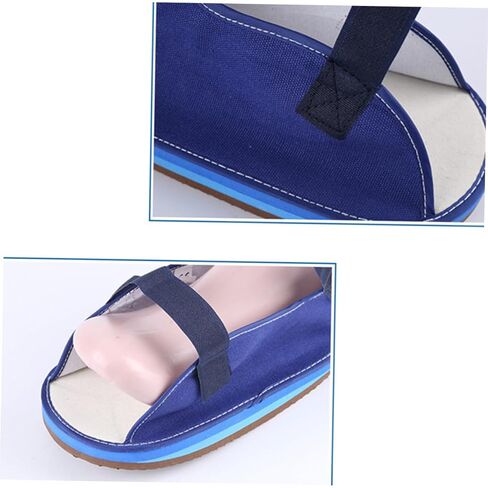 Gypsum Shoes for Broken Toe Recovery Foot Protective Walking Shoes for Ankle Fractures Size S Blue Fixed Cover for Men and Women for Post-Surgery Healing in Saudi Arabia