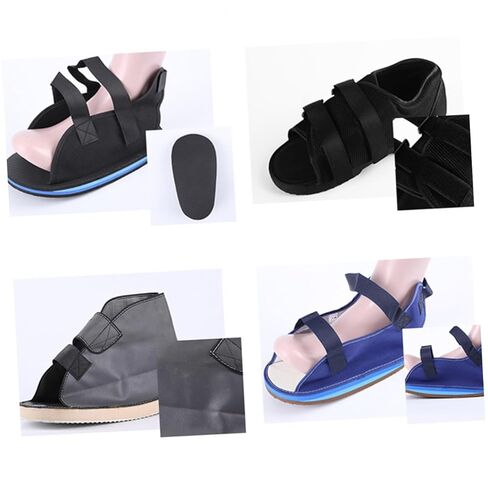 Gypsum Shoes for Broken Toe Recovery Foot Protective Walking Shoes for Ankle Fractures Size S Blue Fixed Cover for Men and Women for Post-Surgery Healing in Saudi Arabia
