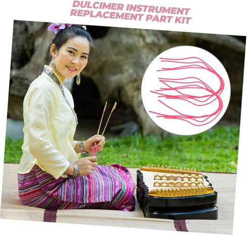 8pcs Yangqin Rubber Tube Replacement Dulcimer Instruments Thin Design Optimal Fit and Versatile Use for Chinese Music Instrument Accessories in Saudi Arabia