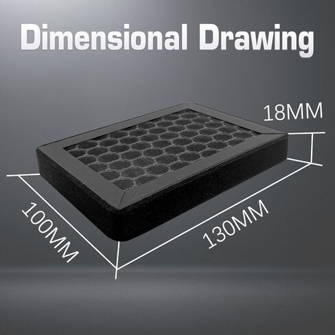 2Pcs HEPA 13 & Activated Carbon P2S Air Filter for Bambu Lab P2S External Exhaust Fan – 3D Printer P2S Filter Replacement, Dual-Layer Filtration for VOCs, UFP & Odor Control, Bamboo P2S Accessories in Kuwait