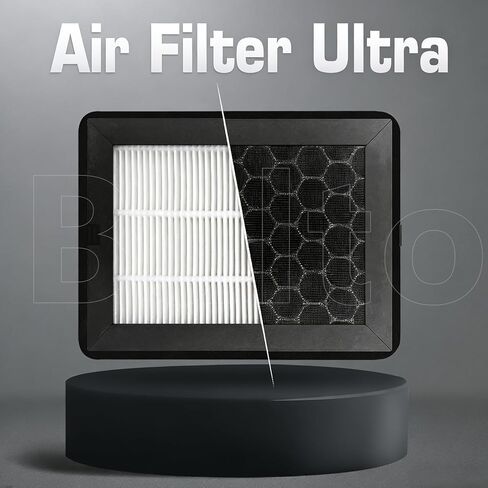 2Pcs HEPA 13 & Activated Carbon P2S Air Filter for Bambu Lab P2S External Exhaust Fan – 3D Printer P2S Filter Replacement, Dual-Layer Filtration for VOCs, UFP & Odor Control, Bamboo P2S Accessories in Kuwait