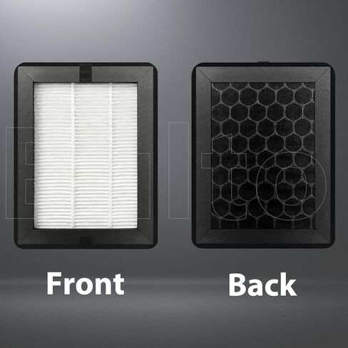 2Pcs HEPA 13 & Activated Carbon P2S Air Filter for Bambu Lab P2S External Exhaust Fan – 3D Printer P2S Filter Replacement, Dual-Layer Filtration for VOCs, UFP & Odor Control, Bamboo P2S Accessories in Kuwait