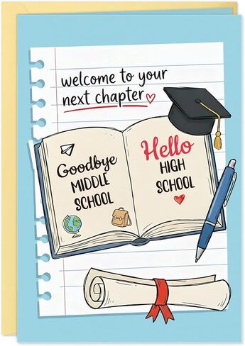 هدايا التخرج من Flyab لابنة 2025-5.5 "X8 Thanks Thank You With Envelope Freefy Grad Gifts for Women Girl Girn in Kuwait
