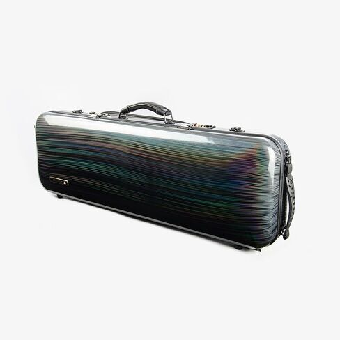 Christina VB90-44 Violin Case 4/4 Carbon Fiber Black Violin Bags with Back Strap Handle Hygrometer in Kuwait