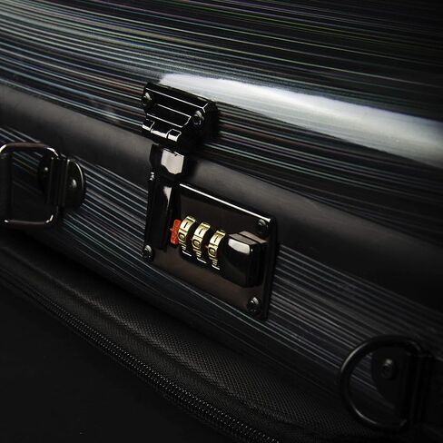 Christina VB90-44 Violin Case 4/4 Carbon Fiber Black Violin Bags with Back Strap Handle Hygrometer in Kuwait